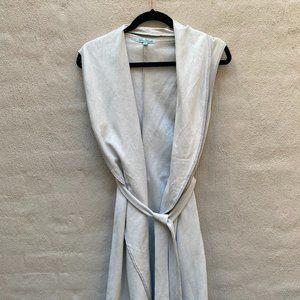 LF Powder Blue Velvet Vest